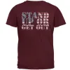 4th of July Stand Up or Get Out Mens T Shirt sold by Old Glory
