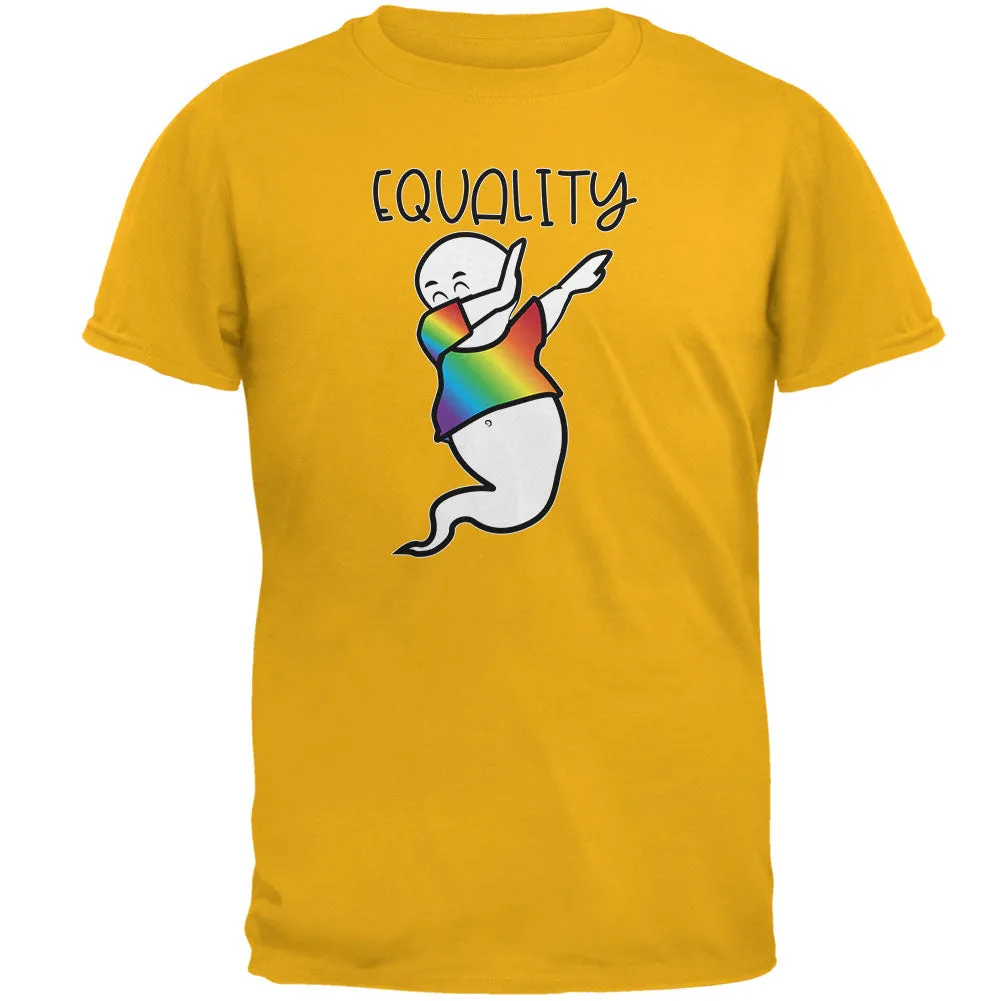 LGBTQ Dabbing Gay Ghost Pride Equality Mens T Shirt sold by Old Glory