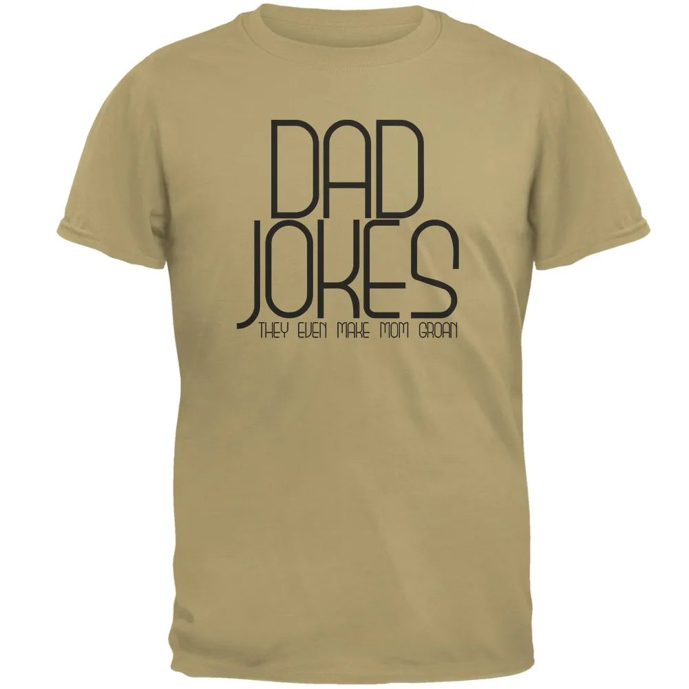 Father's Day Dad Jokes Make Mom Groan Mens T Shirt sold by Old Glory product image thumbnail 5