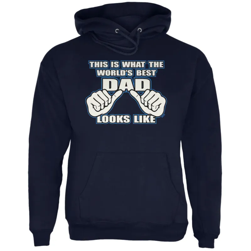 This Is What The Worlds Best Dad Looks Like Mens Hoodie sold by Old Glory