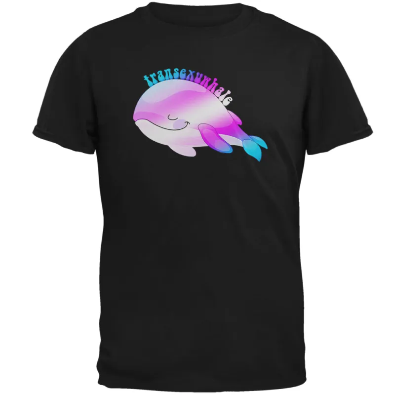 LGBT Transexuwhale Whale Pun Mens T Shirt sold by Old Glory