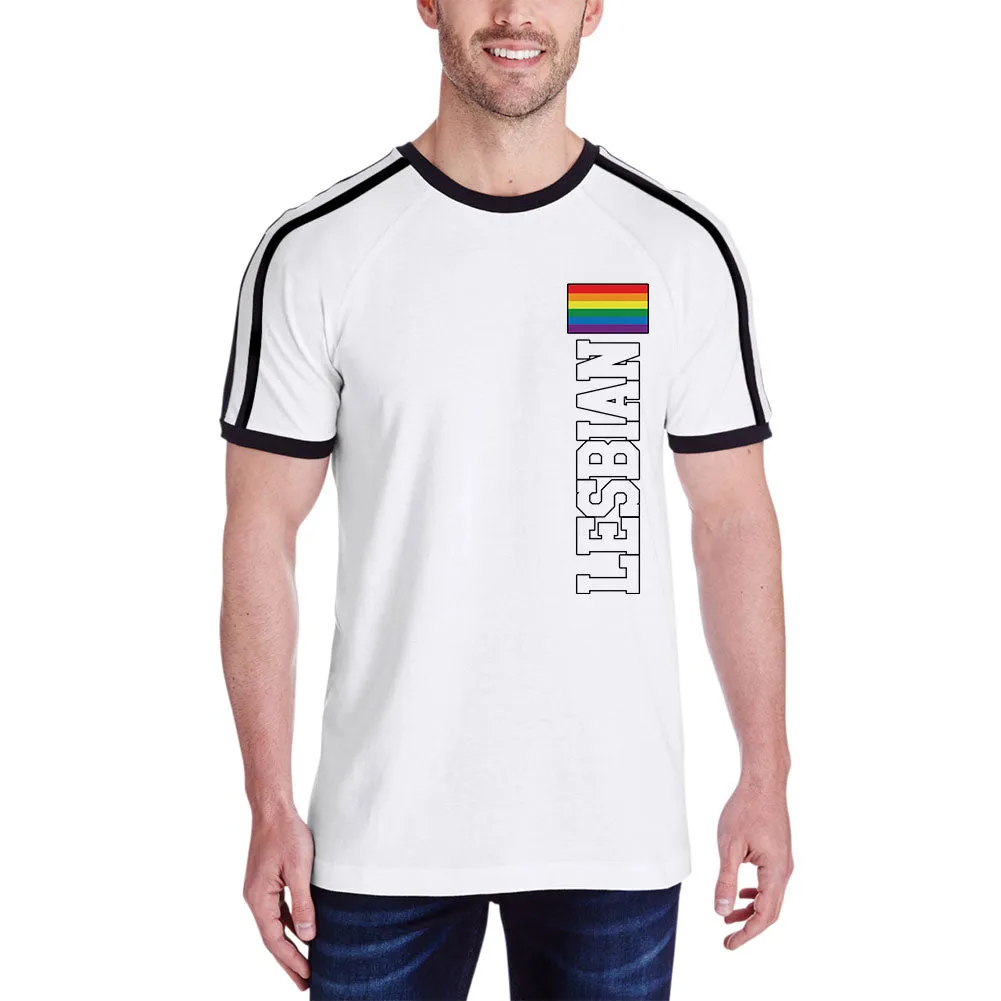 World Cup Lesbian Pride Flag Soccer Jersey T Shirt sold by Old Glory