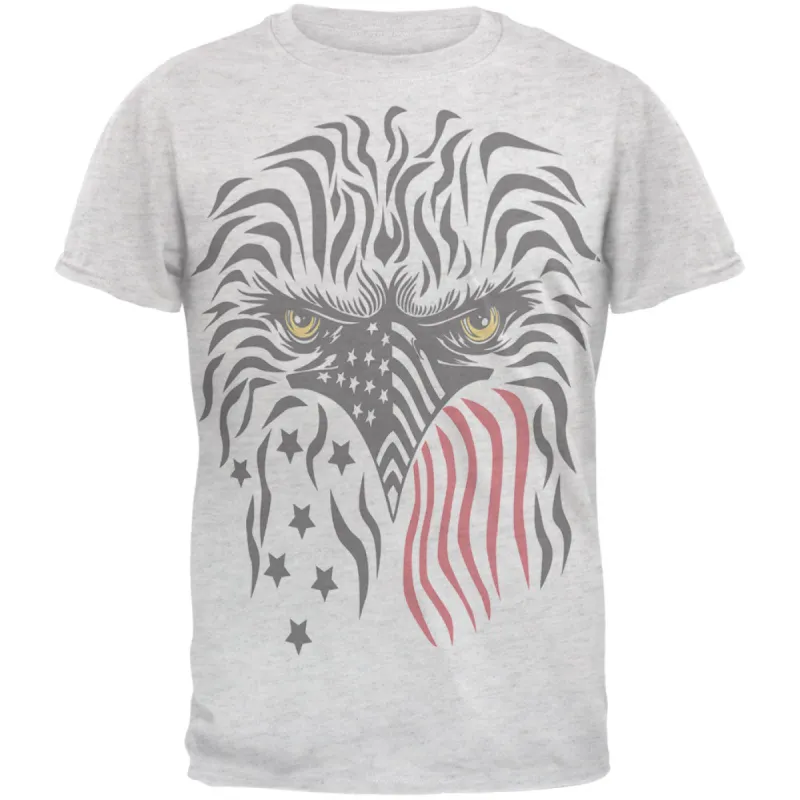 4th of July Tribal Patriotic Eagle Mens T Shirt sold by Old Glory