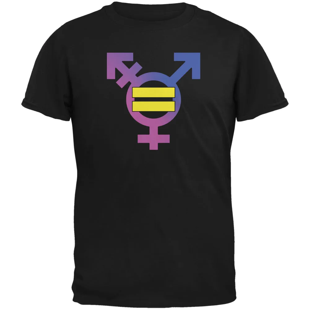 Sexual Equality Men Women Transgender Black Adult T-Shirt sold by Old Glory