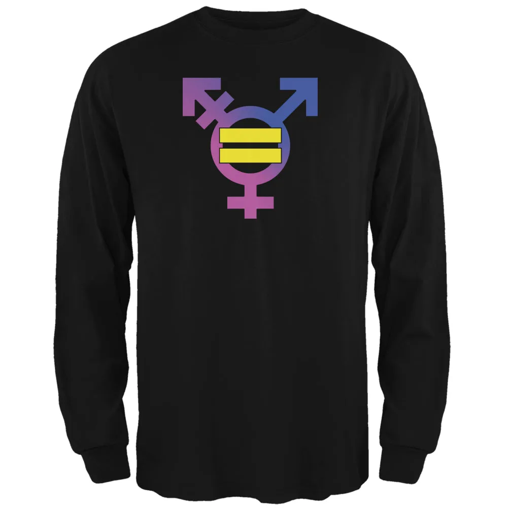 Sexual Equality Men Women Transgender Black Adult Long Sleeve T-Shirt sold by Old Glory