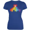 Rainbow Bleeding Heart LGBT Pride Royal Juniors Soft T-Shirt sold by Old Glory