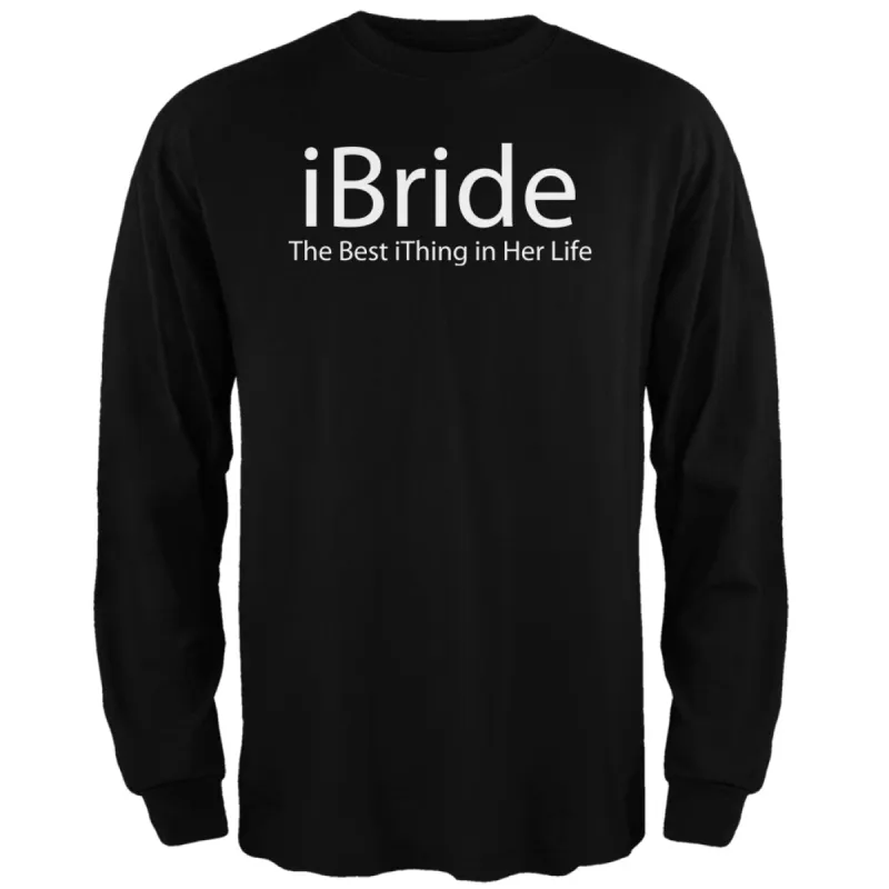 iBride LGBT Black Adult Long Sleeve T-Shirt sold by Old Glory