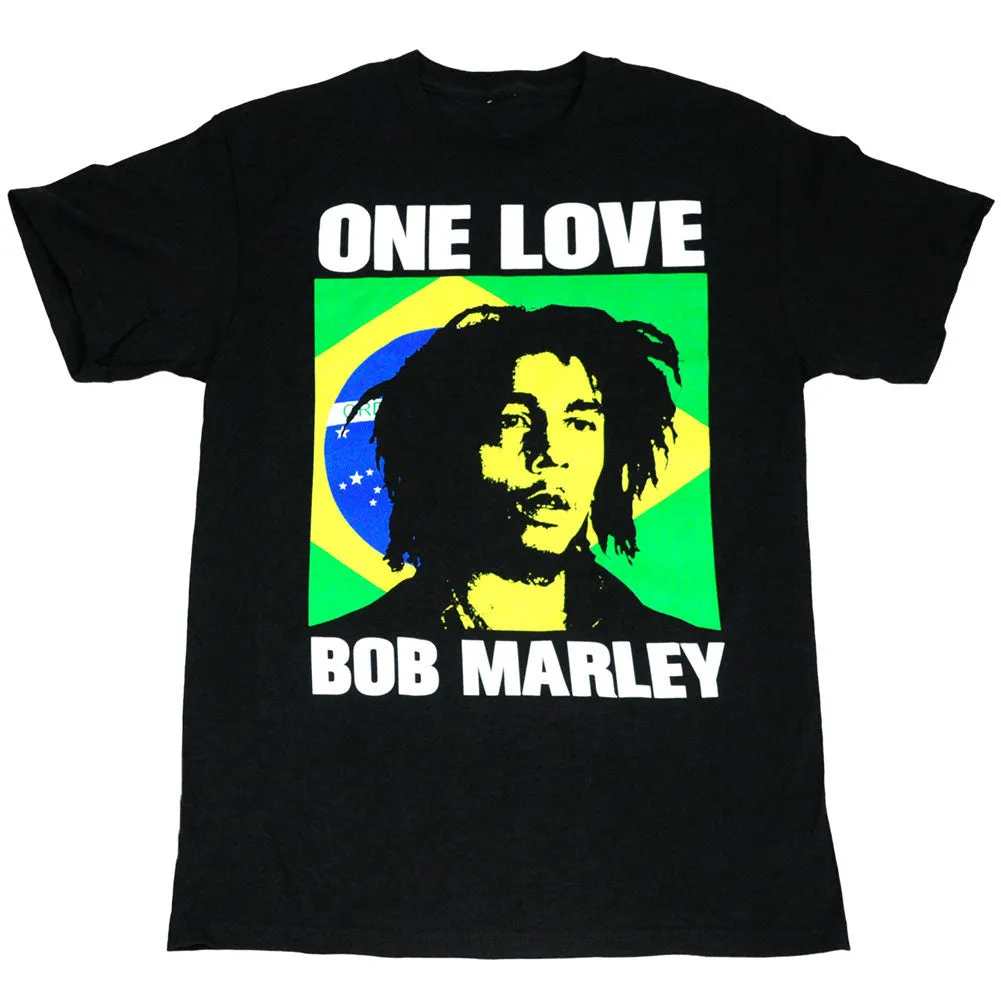 Bob Marley - Brazil Icon Mens T Shirt sold by Old Glory