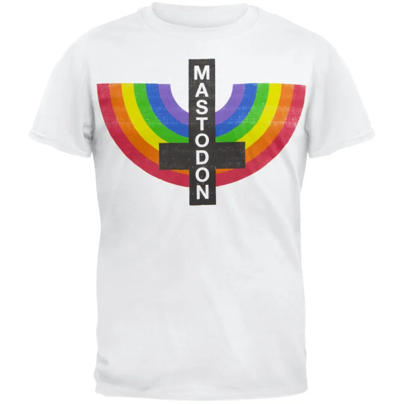 Mastodon - Rainbow Cross Soft T-Shirt sold by Old Glory