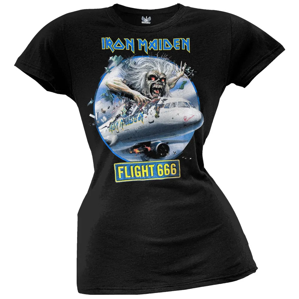 Iron Maiden - Flight 666 Juniors T-Shirt sold by Old Glory