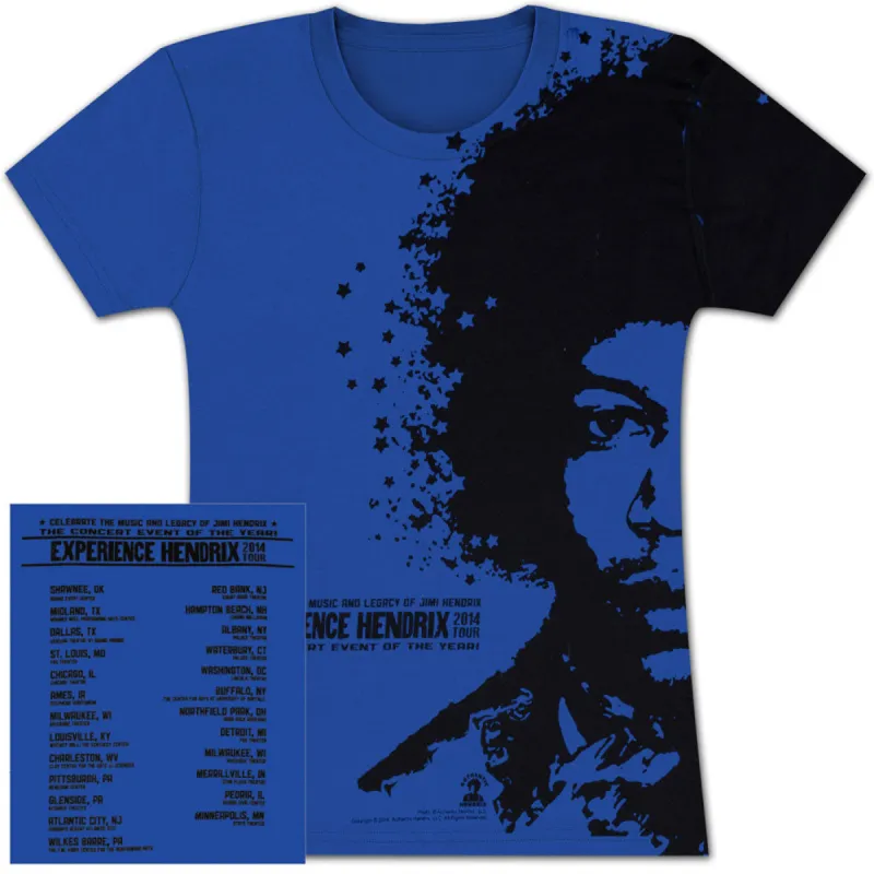 Jimi Hendrix - 2014 Experience Hendrix Mens T Shirt sold by Old Glory
