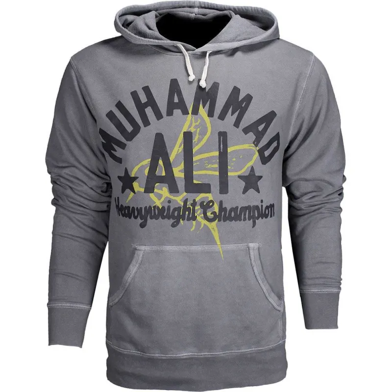 Muhammad Ali - Bee 74 Mens French Terry Pullover Hoodie sold by Old Glory
