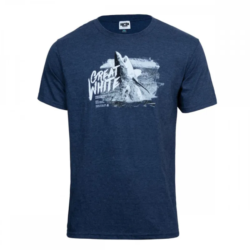 Shark Week - Great White Mens T Shirt sold by Old Glory