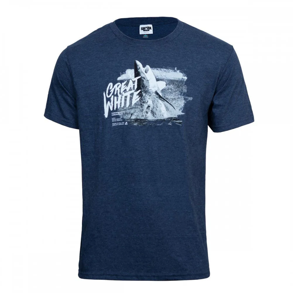 Shark Week - Great White Mens T Shirt sold by Old Glory