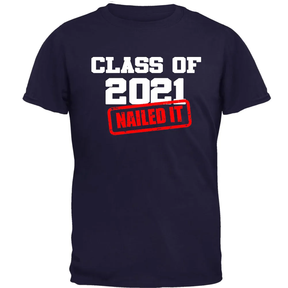 Class of 2021 Nailed it Graduation Mens T Shirt sold by Old Glory product image thumbnail 5