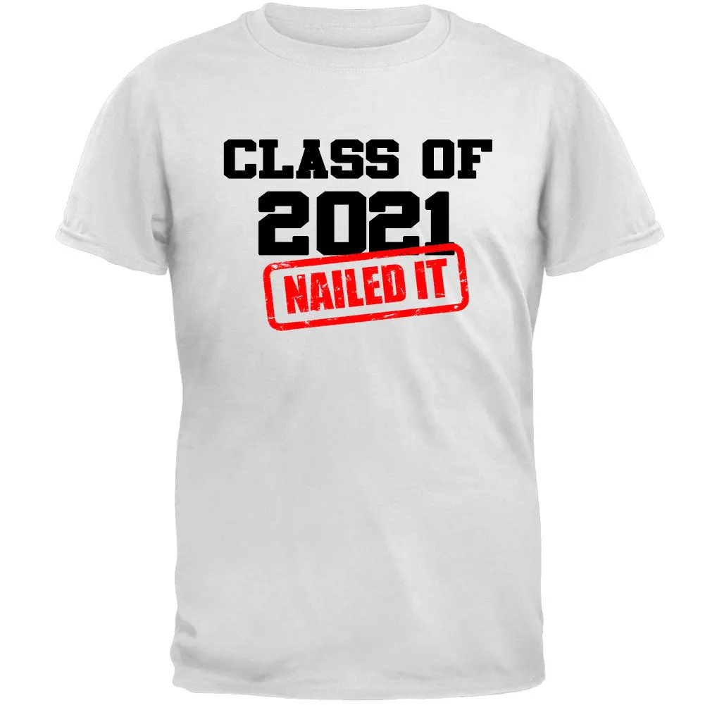 Class of 2021 Nailed it Graduation Mens T Shirt sold by Old Glory product image thumbnail 2