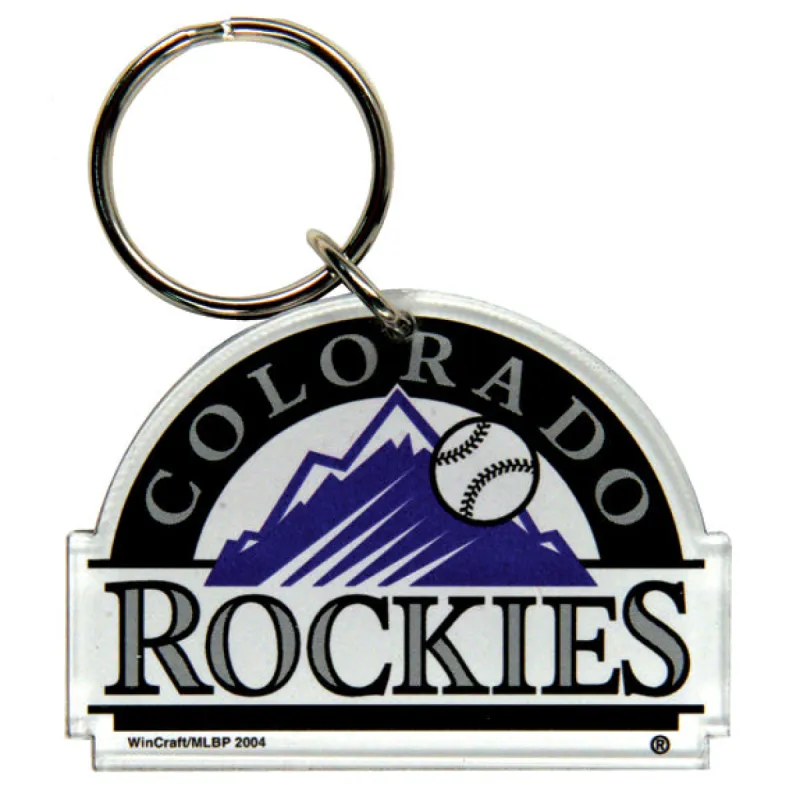 Colorado Rockies - Baseball Logo Acrylic Keychain sold by Old Glory