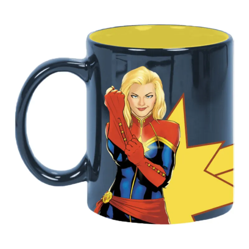 Captain Marvel - Standing Burst Coffee Mug sold by Old Glory