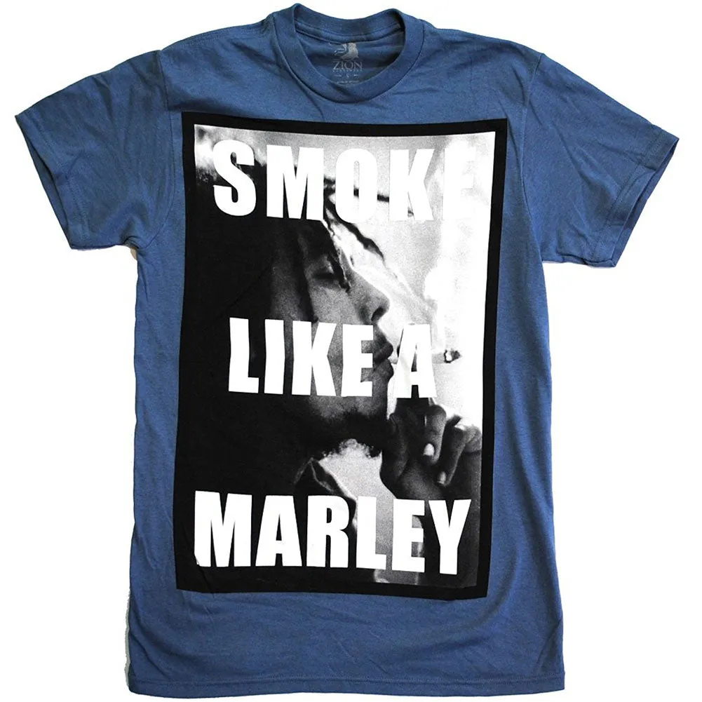 Bob Marley - Smoke Like Marley Mens T Shirt sold by Old Glory