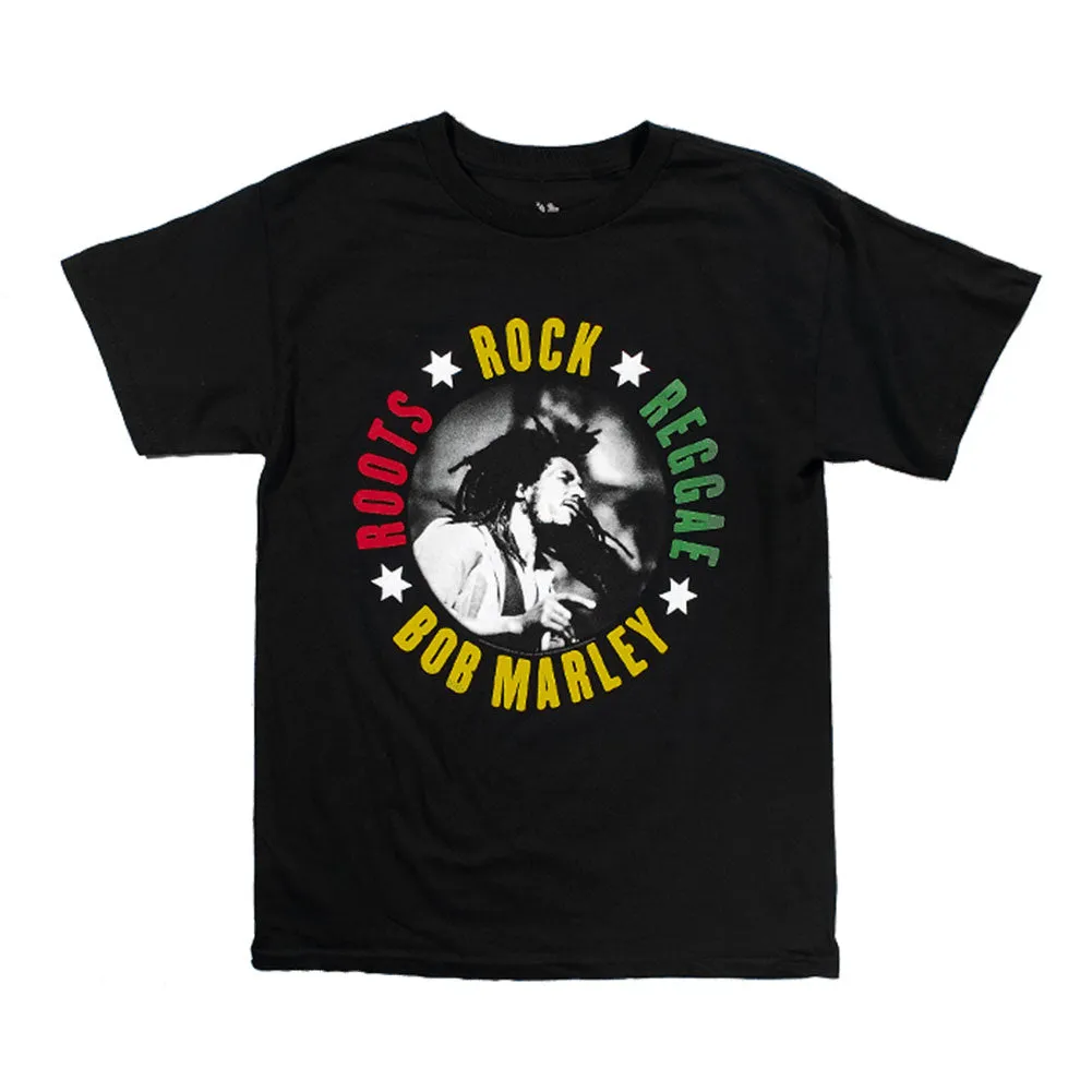 Bob Marley - Roots Rock Reggae Mens T Shirt sold by Old Glory