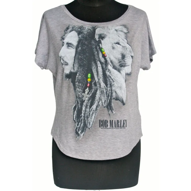 Bob Marley - Profiles Oversized Womens Dolman Shirt sold by Old Glory