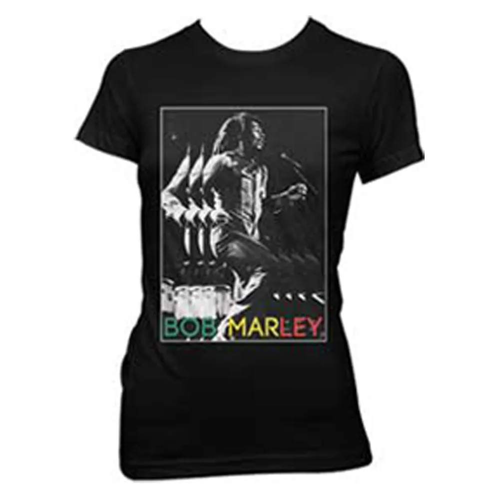 Bob Marley - Live Repeat Juniors T Shirt sold by Old Glory