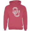 Oklahoma Sooners - Distressed OU Logo Tri-Blend Adult Pullover Hoodie sold by Old Glory