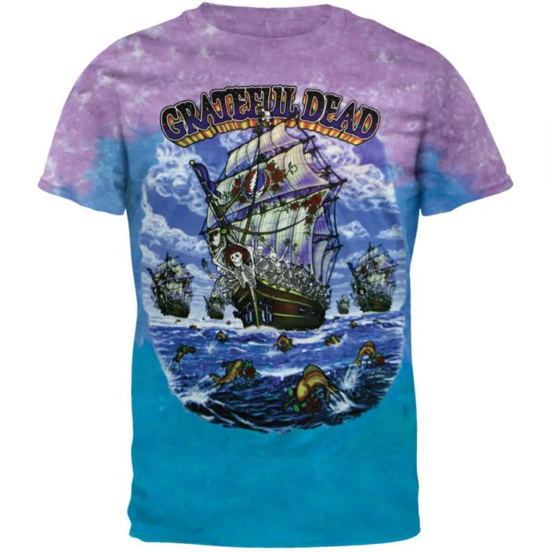 Grateful Dead - Ship Of Fools Tie Dye T-Shirt sold by Old Glory