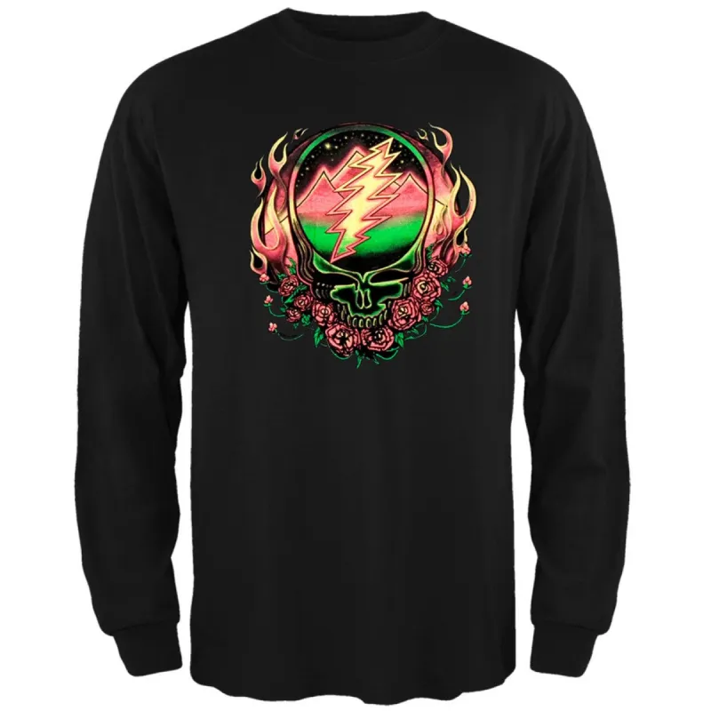 Grateful Dead - Scarlet SYF Black Adult Long Sleeve T-Shirt sold by Old Glory