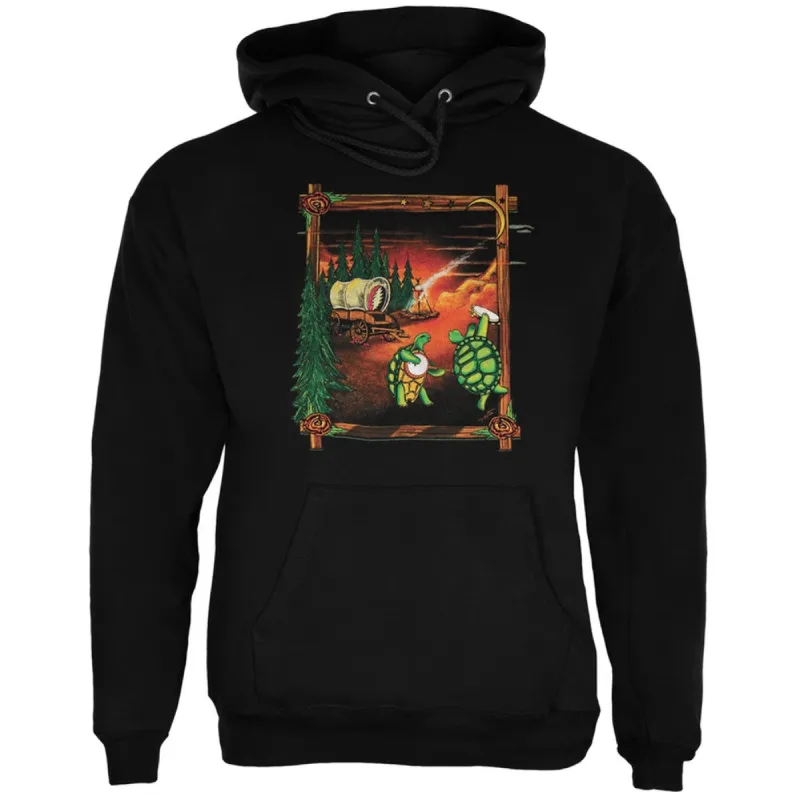 Grateful Dead - Covered Wagon Black Pullover Hoodie made by Grateful Dead