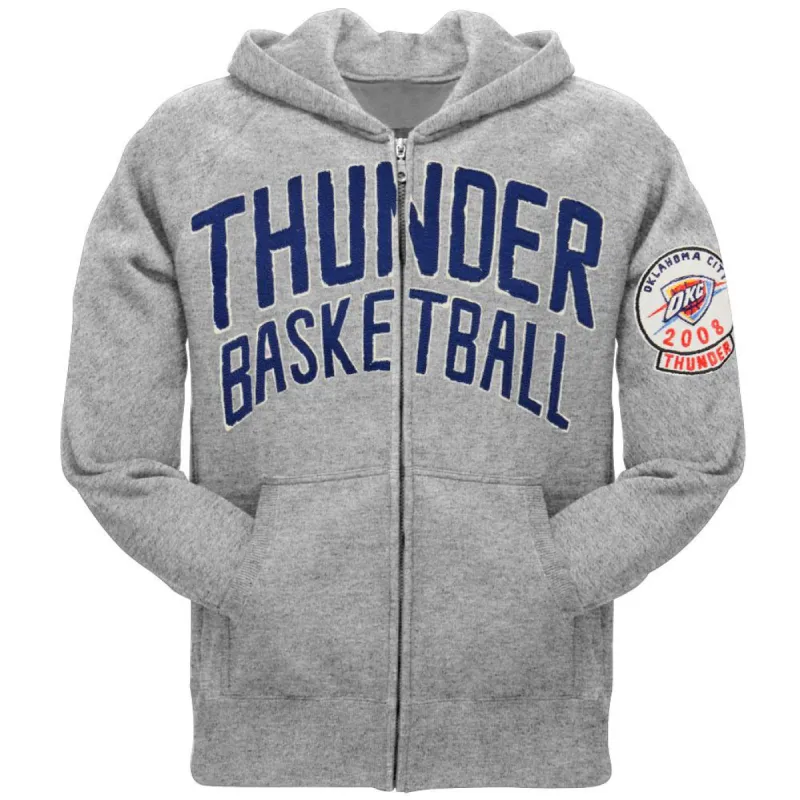 Oklahoma City Thunder - 2008 Vintage Logo Zip Hoodie sold by Old Glory