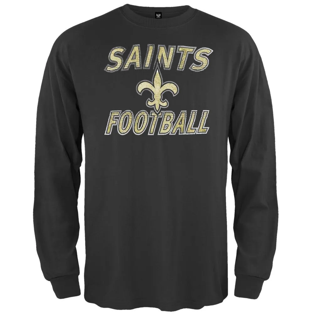 New Orleans Saints - Flanker Logo Premium Long Sleeve T-Shirt sold by Old Glory