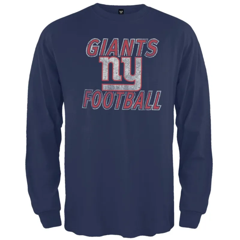 New York Giants - Flanker Logo Premium Long Sleeve T-Shirt sold by Old Glory