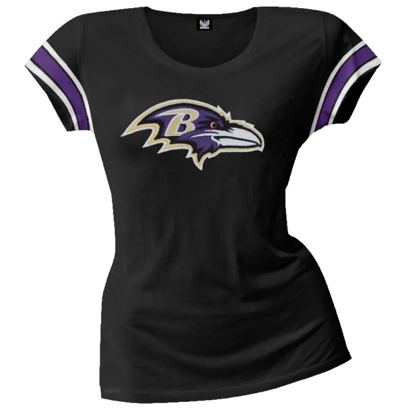 Baltimore Ravens - Off-Campus Juniors Premium Scoop T-Shirt sold by Old Glory