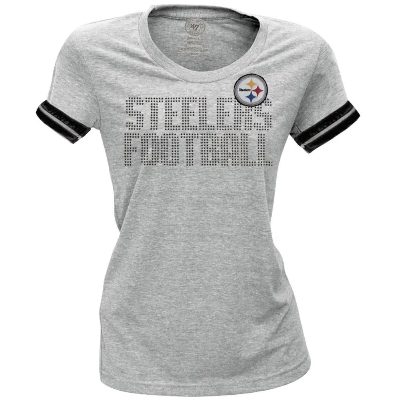 Pittsburgh Steelers - Showtime Premium Juniors Scoop T-Shirt sold by Old Glory