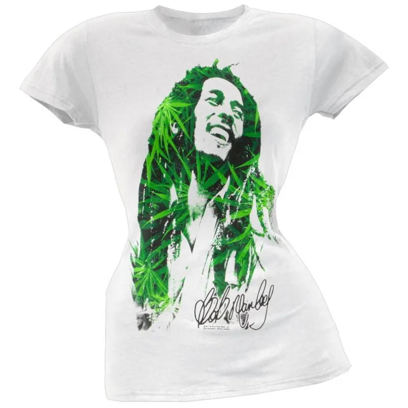 Bob Marley - Leaves Juniors T Shirt sold by Old Glory