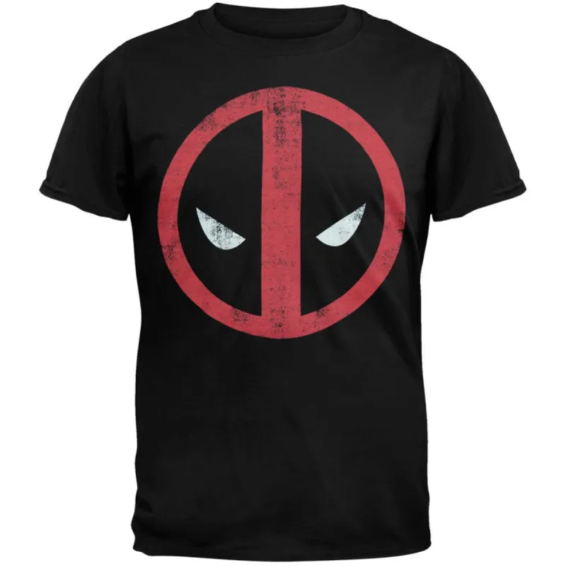 Deadpool - Distressed Logo Soft T-Shirt sold by Old Glory