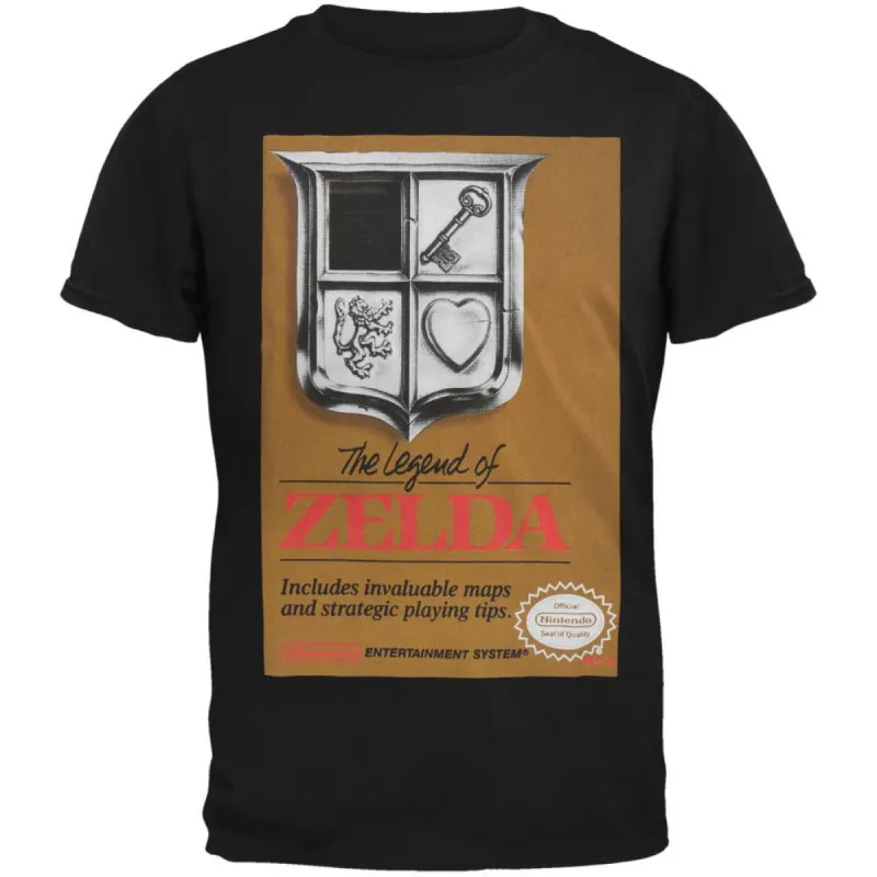 Nintendo - Distressed Legend of Zelda Cover T-Shirt sold by Old Glory