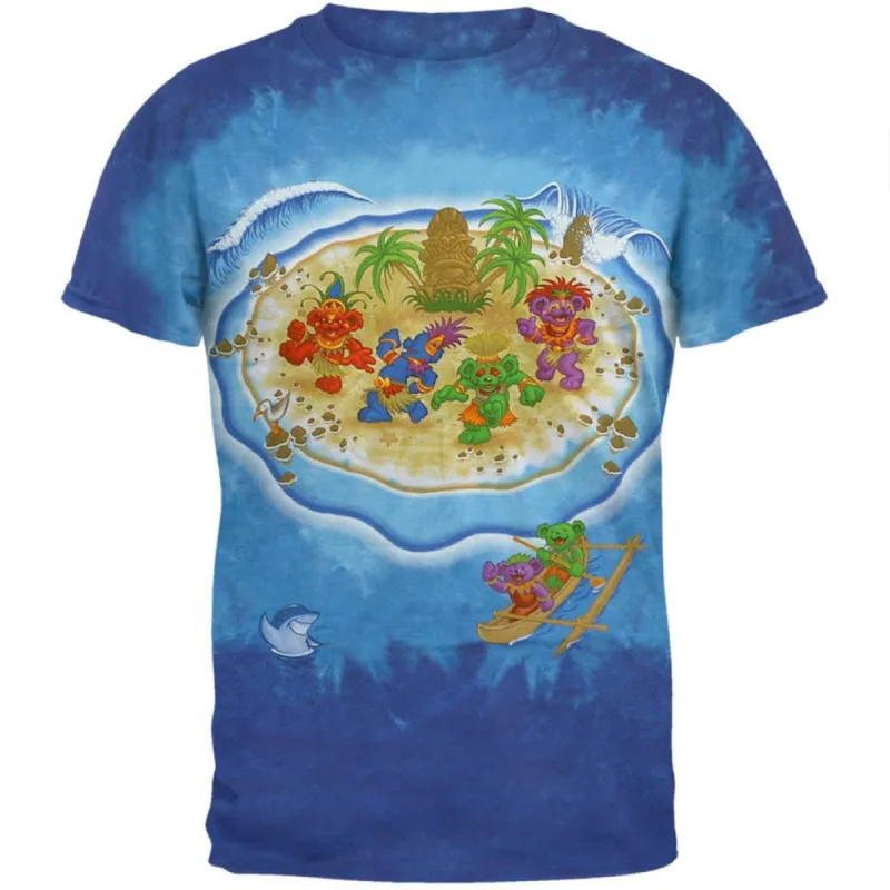 Grateful Dead - Tiki Bears Tie Dye T-Shirt sold by Old Glory