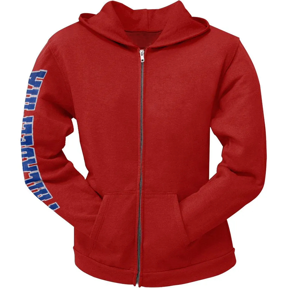 Philadelphia Phillies - Distressed Logo Juniors Zip Hoodie sold by Old Glory