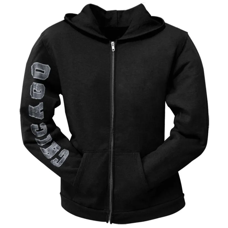 Chicago White Sox - Distressed Logo Black Juniors Zip Hoodie sold by Old Glory