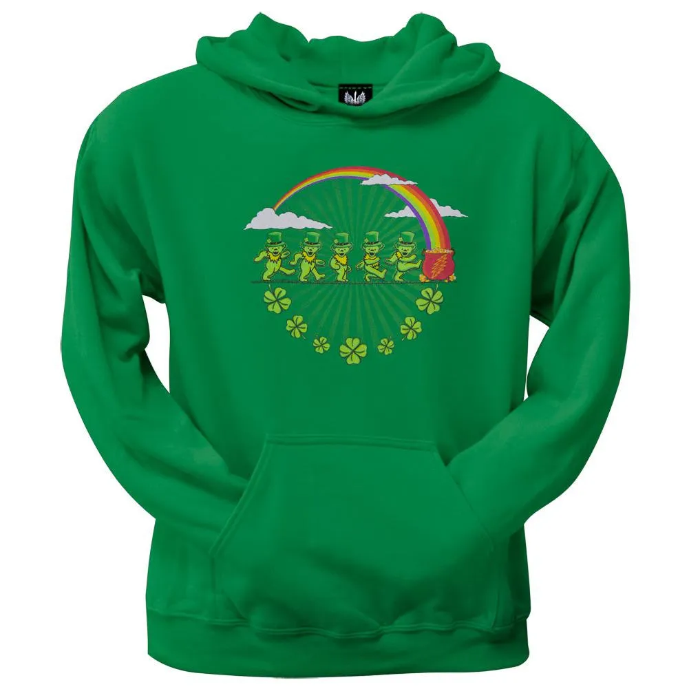 Grateful Dead - Leprechaun Bears Kelly Green Pullover Hoodie sold by Old Glory