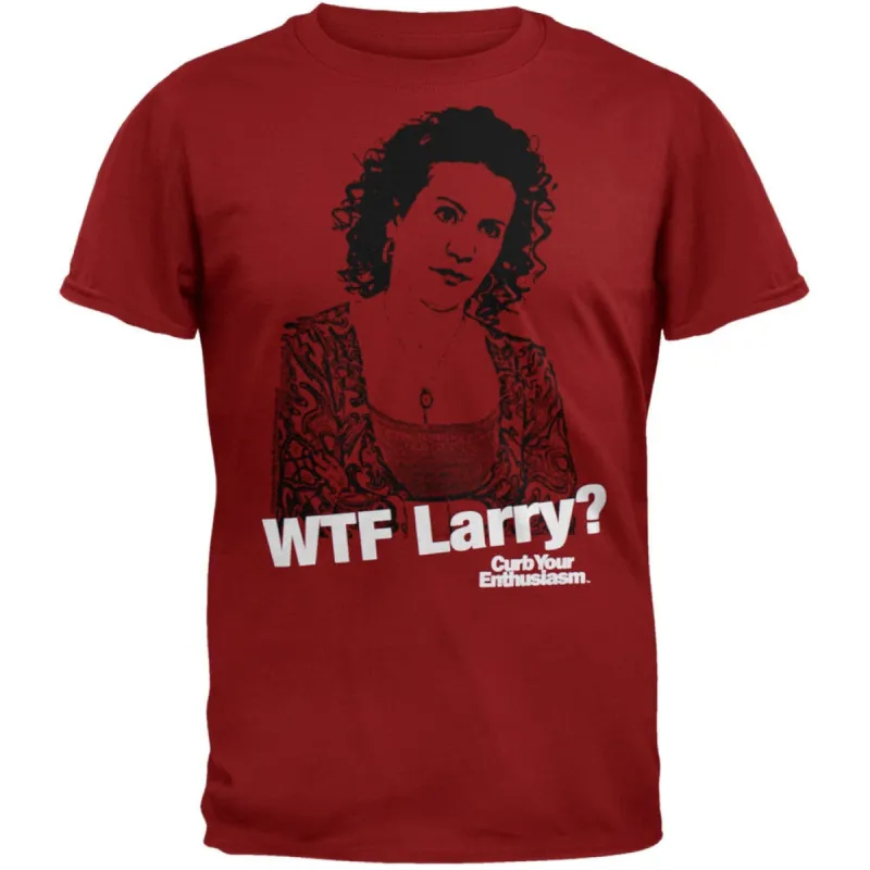 Curb Your Enthusiasm - WTF Larry Soft T-Shirt sold by Old Glory