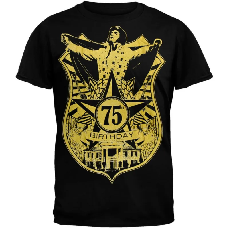 Elvis Presley - 75th Birthday Star Subway T-Shirt sold by Old Glory