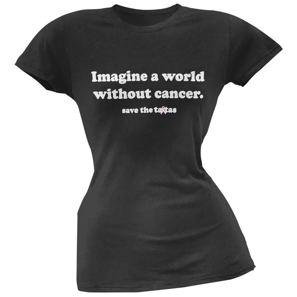 Breast Cancer Awareness - Without Cancer Juniors T-Shirt sold by Old Glory