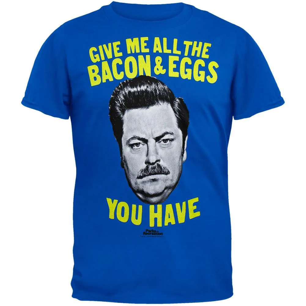 Parks and Recreation - Bacon And Eggs Soft T-Shirt sold by Old Glory