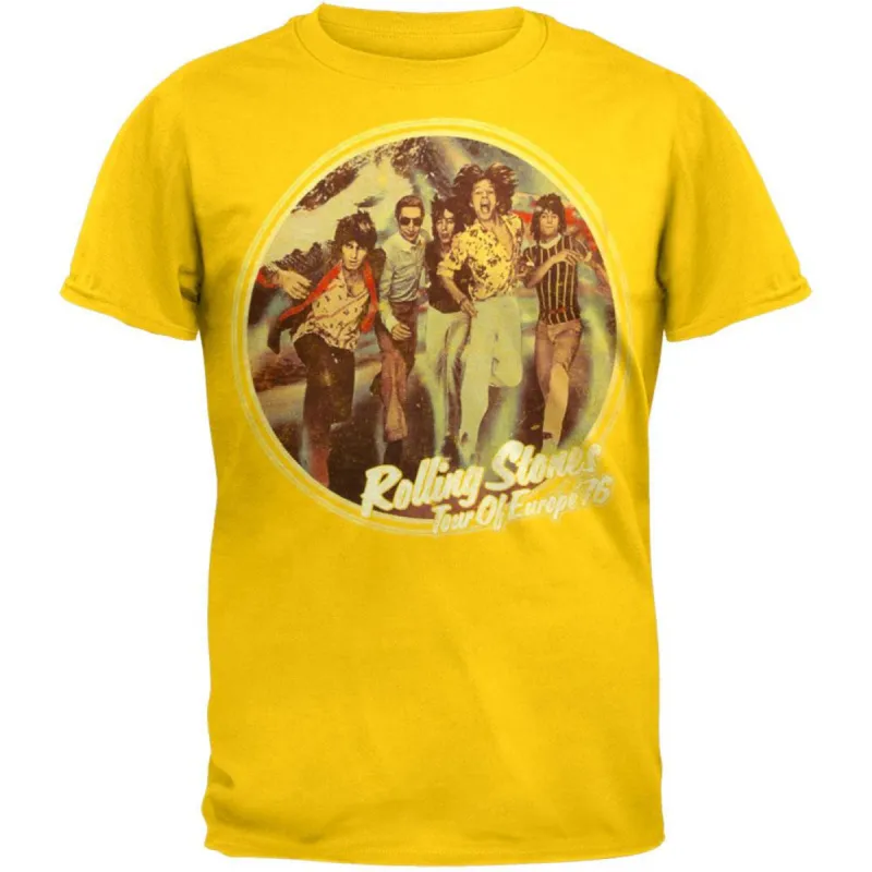 Rolling Stones - Tour Of Europe 76 T-Shirt sold by Old Glory