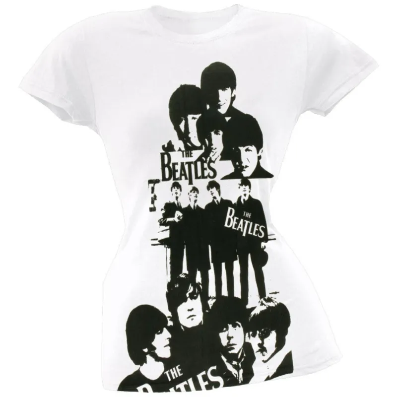 The Beatles - Multi Photo Juniors T-Shirt sold by Old Glory