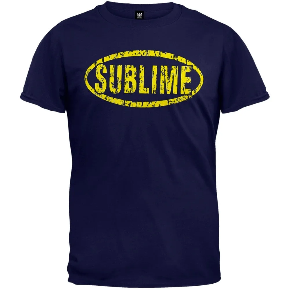 Sublime - Distressed Oval T-Shirt sold by Old Glory