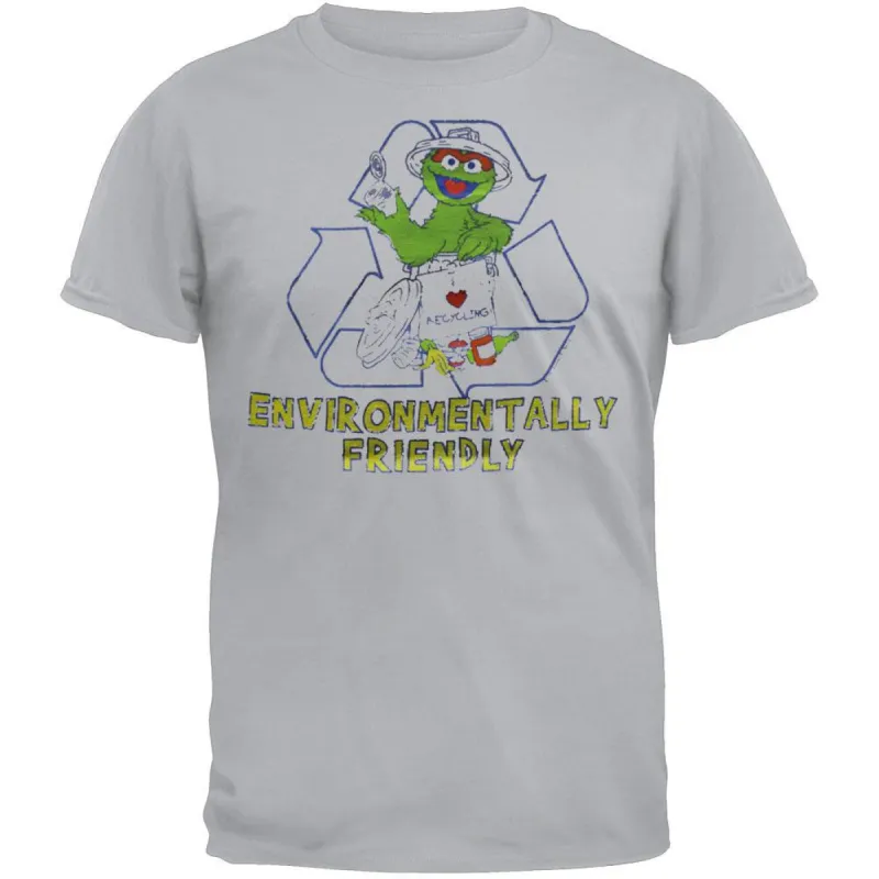 Sesame Street - Enviro Friendly Grey T-Shirt sold by Old Glory